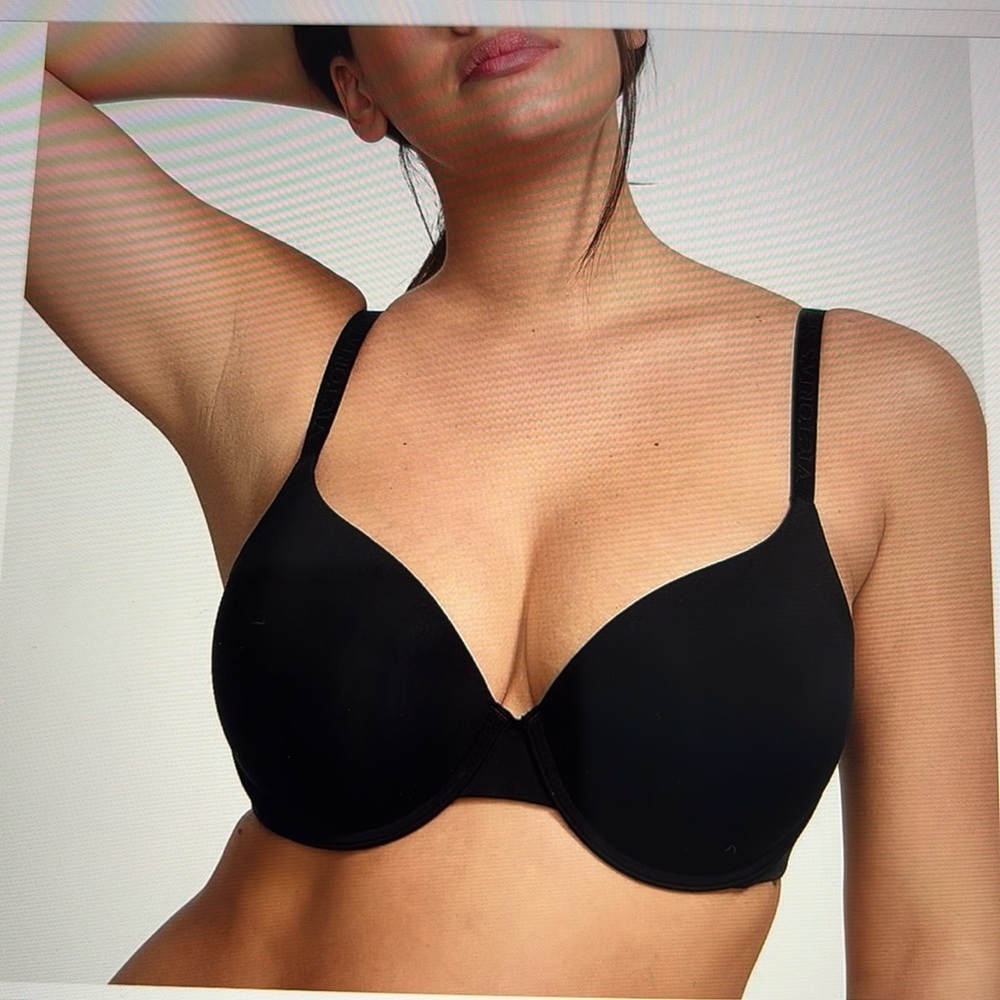 Victoria’s Secret Uplift Semi Demi Underwire Bra Black Size 36D
